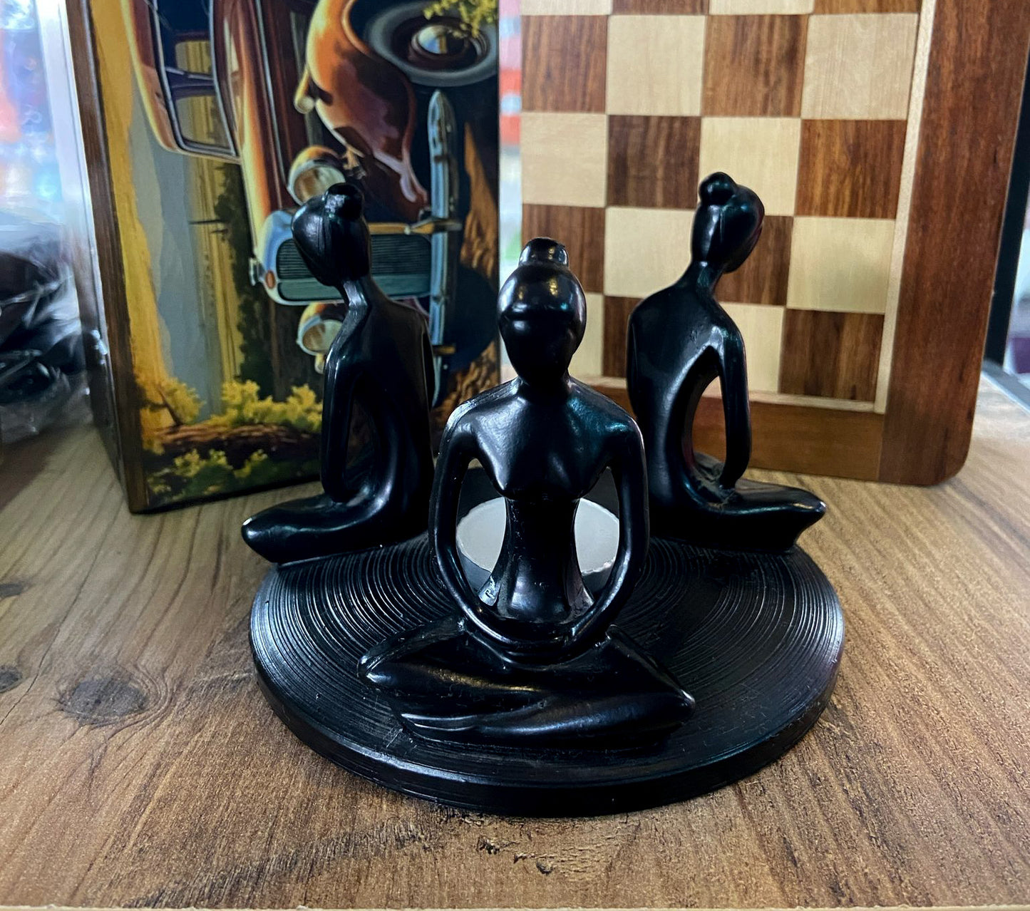 Zen Temalı Meditasyon Figür Buhurdanlık