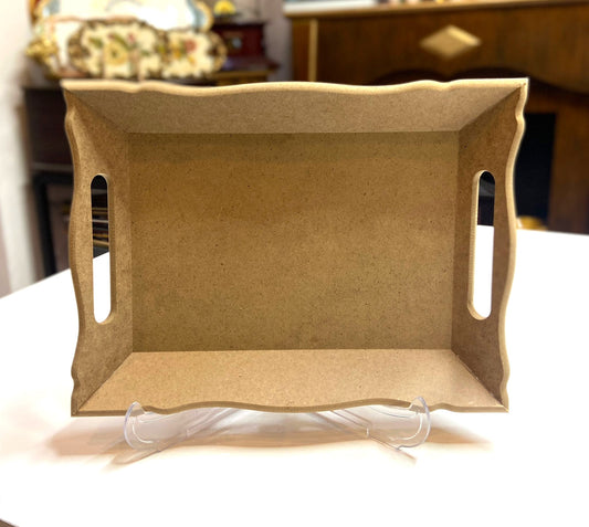 Ham Ahşap Tepsi 25x18,5